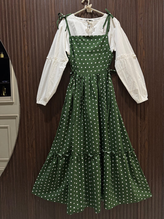 Green Polka Dress