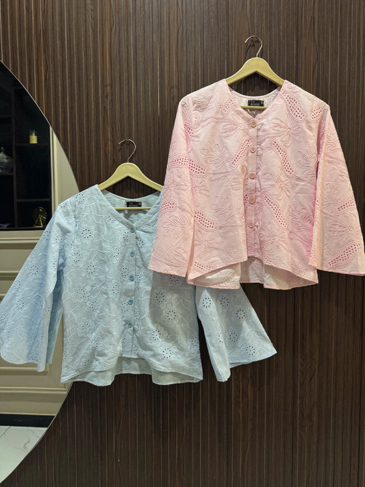 Premium Lawn Chicken Kari Skirt Top Set