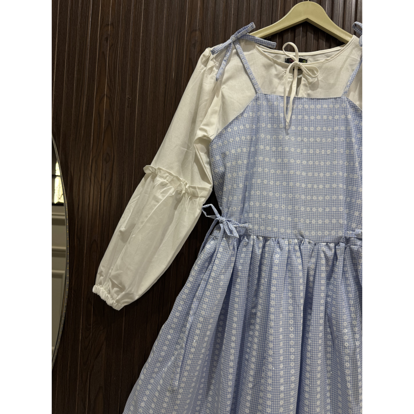 Stuff Mix Summer Cotton Dress | Korean Inspired | 4 Colors | Puff Sleeve