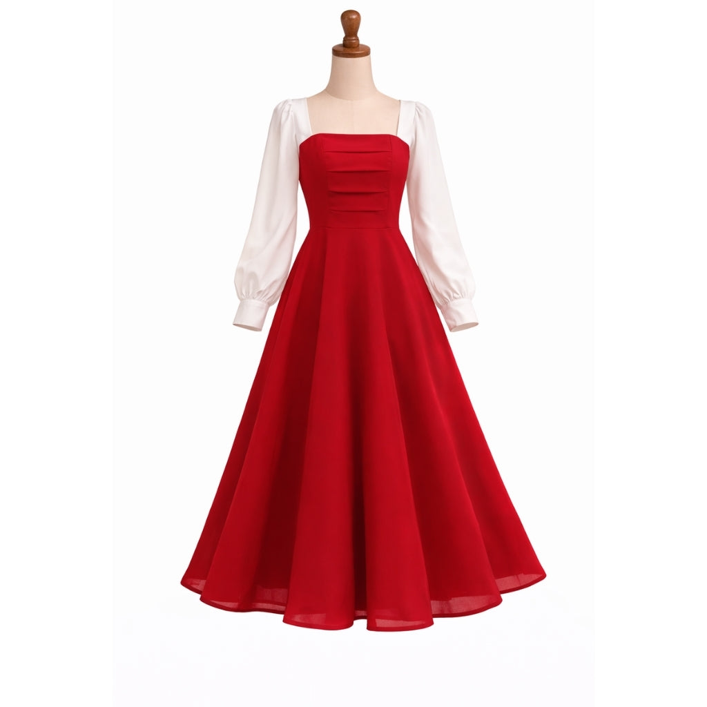 Georgette Pinterest Inspired Long Dress for Women – Elegant Flowy Maxi Dress