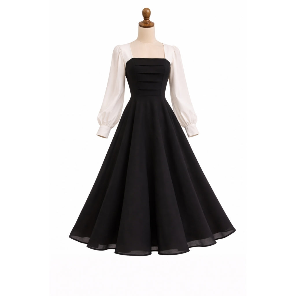 Georgette Pinterest Inspired Long Dress for Women – Elegant Flowy Maxi Dress
