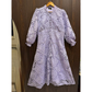 Imported Qureshia Long Dress for Women – Elegant Embroidered Maxi Dress with Malai Lining