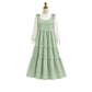 Korean Inspired Crushed Georgette Maxi Dress with Cotton Shirt – Pinterest Style Layered Outfit for Women