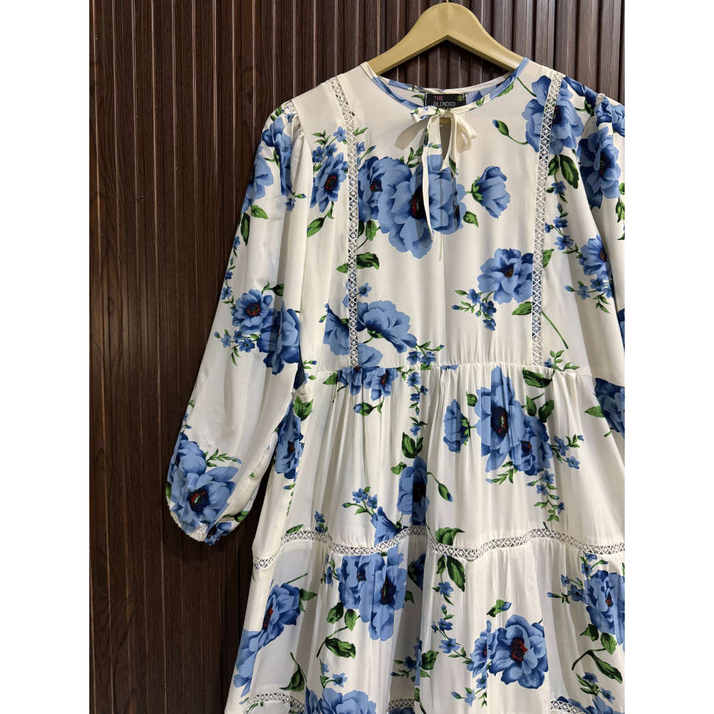 Soft Georgette Floral Long Dress