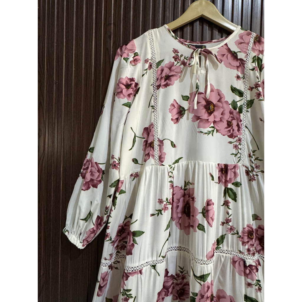 Soft Georgette Floral Long Dress