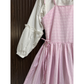 Stuff Mix Summer Cotton Dress | Korean Inspired | 4 Colors | Puff Sleeve