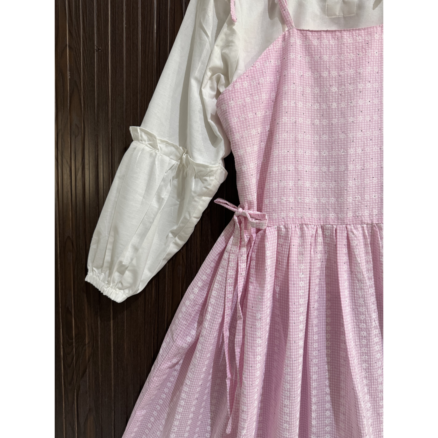 Stuff Mix Summer Cotton Dress | Korean Inspired | 4 Colors | Puff Sleeve