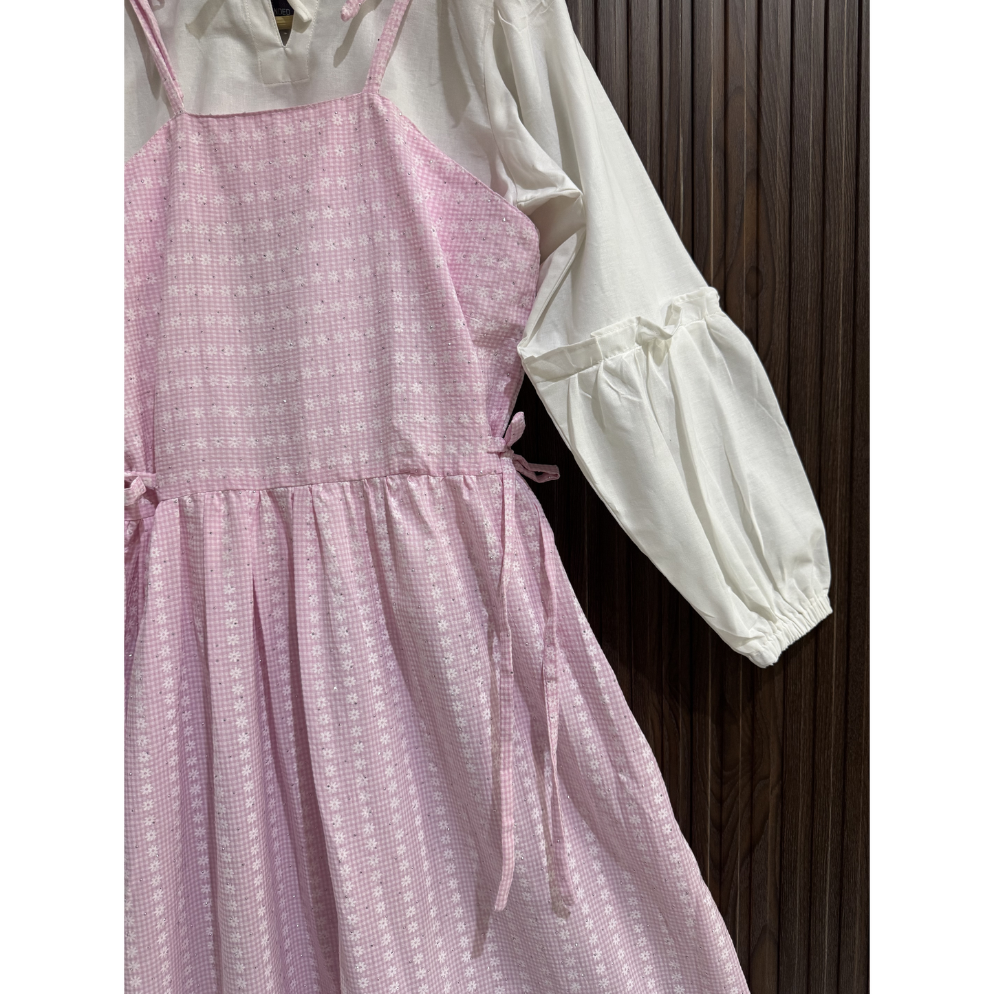 Stuff Mix Summer Cotton Dress | Korean Inspired | 4 Colors | Puff Sleeve