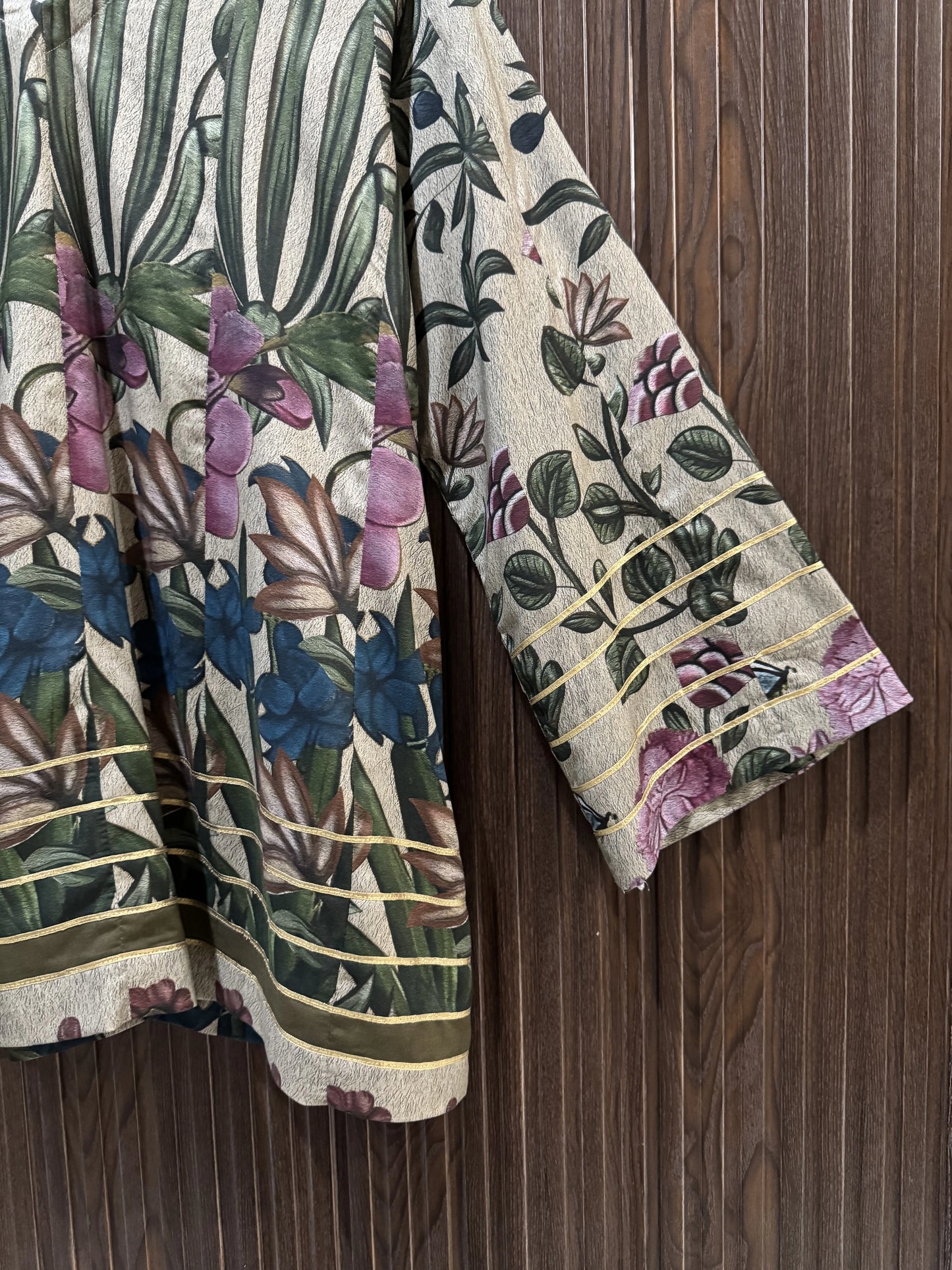 Tropical Garden Printed Lawn Top