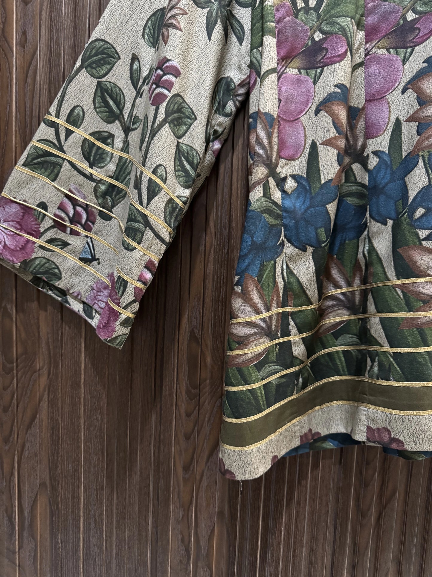Tropical Garden Printed Lawn Top