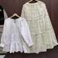 Soft Blossom – Chiffon Skirt & Crepe Georgette Top