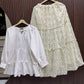 Soft Blossom – Chiffon Skirt & Crepe Georgette Top