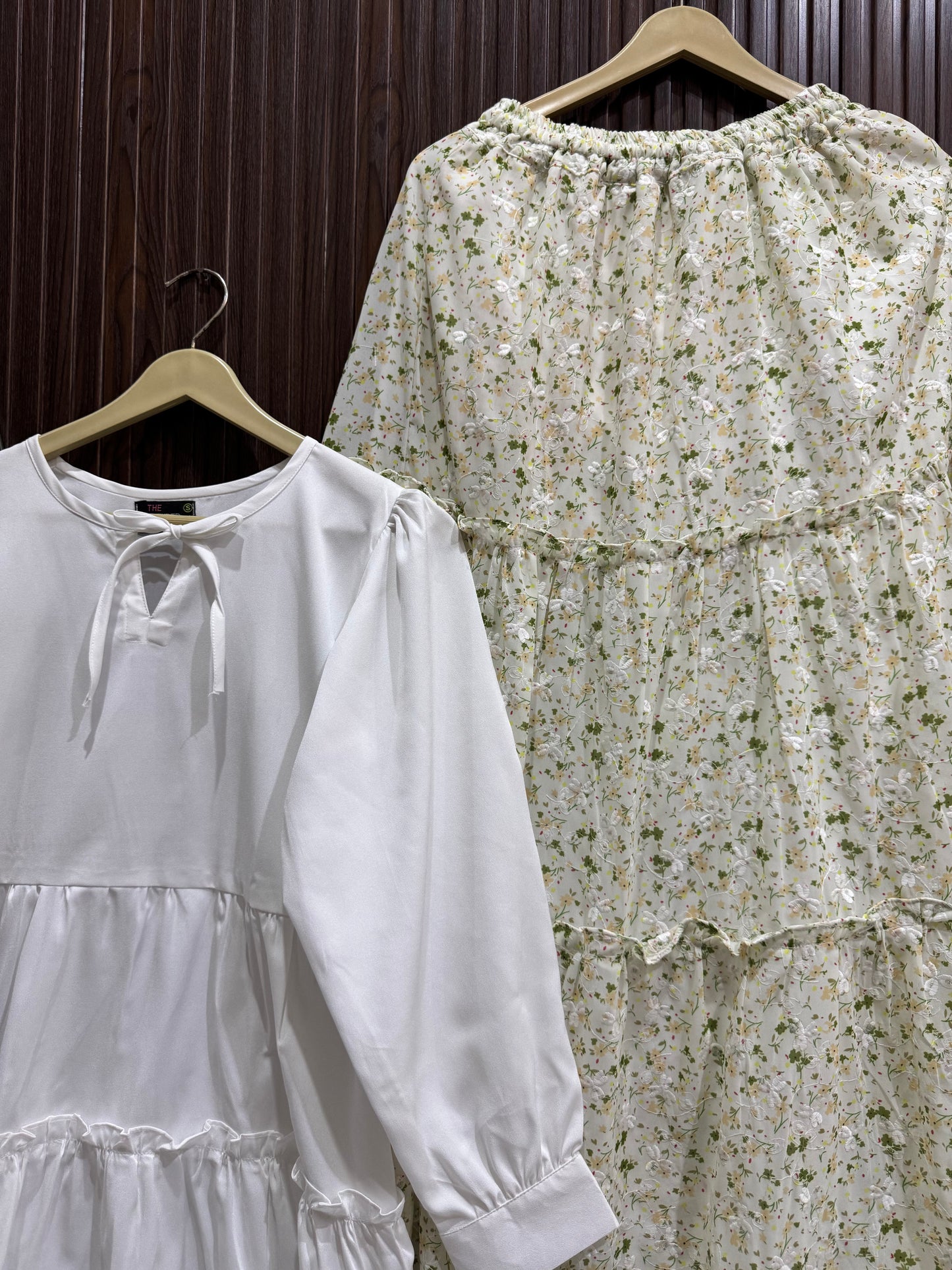 Soft Blossom – Chiffon Skirt & Crepe Georgette Top