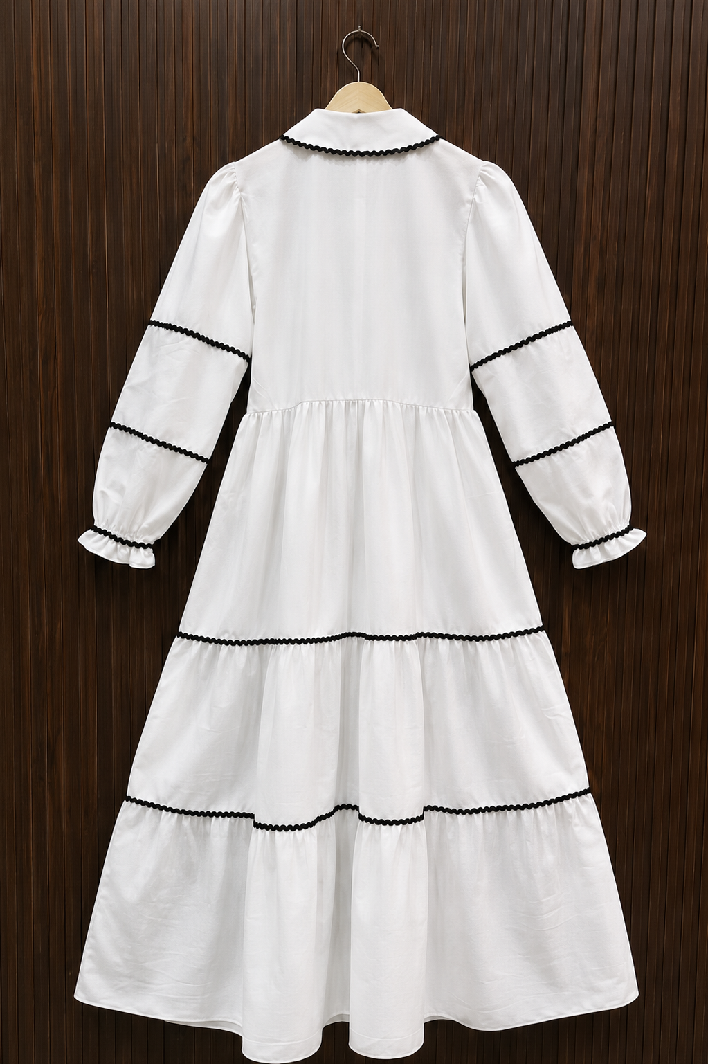 Soft Textured Georgette Long Dress for Women