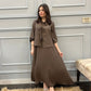 Elegant Sleeveless Maxi Dress for Women –  With Bow Top