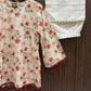 Floral Printed Stuff Lawn Double Corset Kurti Set