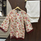 Floral Printed Stuff Lawn Double Corset Kurti Set