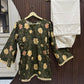 Printed Stuff Lawn Double Corset Kurti with Cotton Flapper Trouser