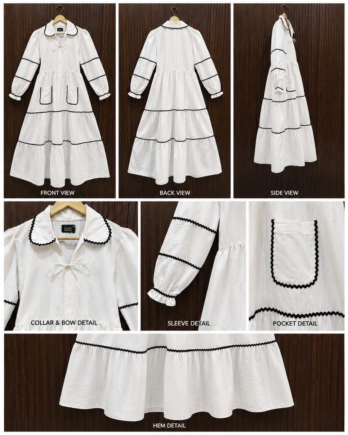 Soft Textured Georgette Long Dress for Women